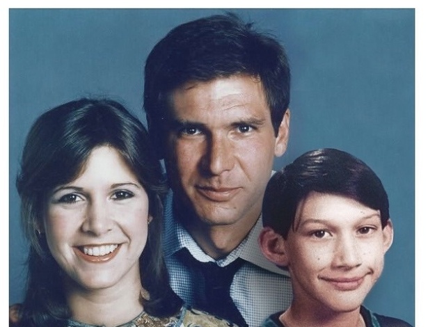Star Wars: fã faz montagem e mostra retrato de Han Solo e família